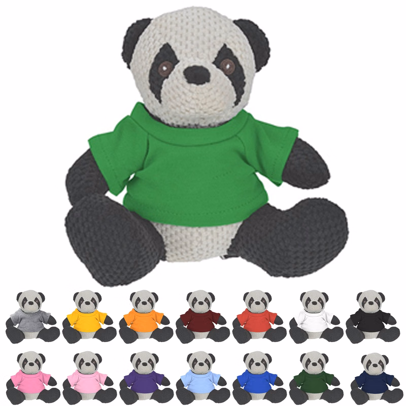 Friendly Knit Bunch Panda Dolls