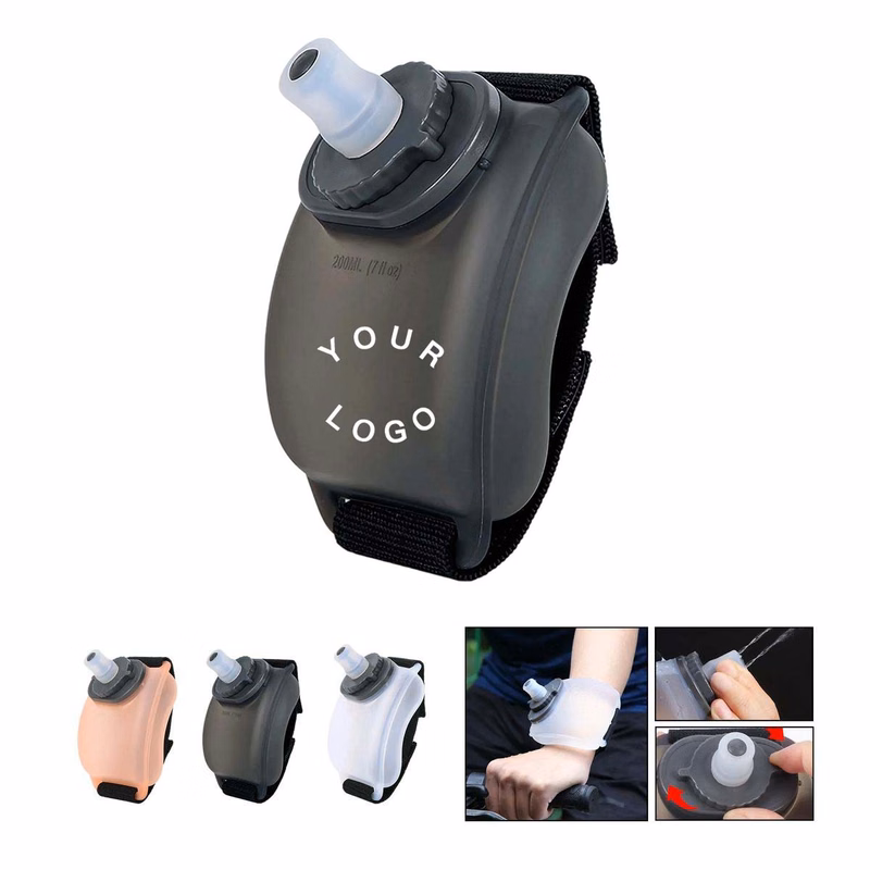 Silicone Wrist Water Bottle for Running and Fitness