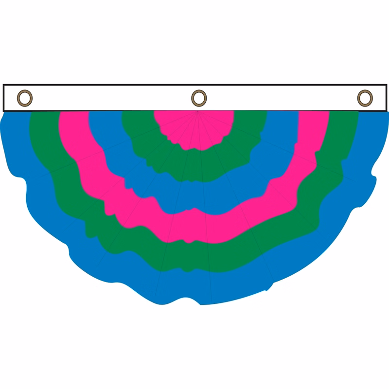 Polysexual Pleated Full Fan