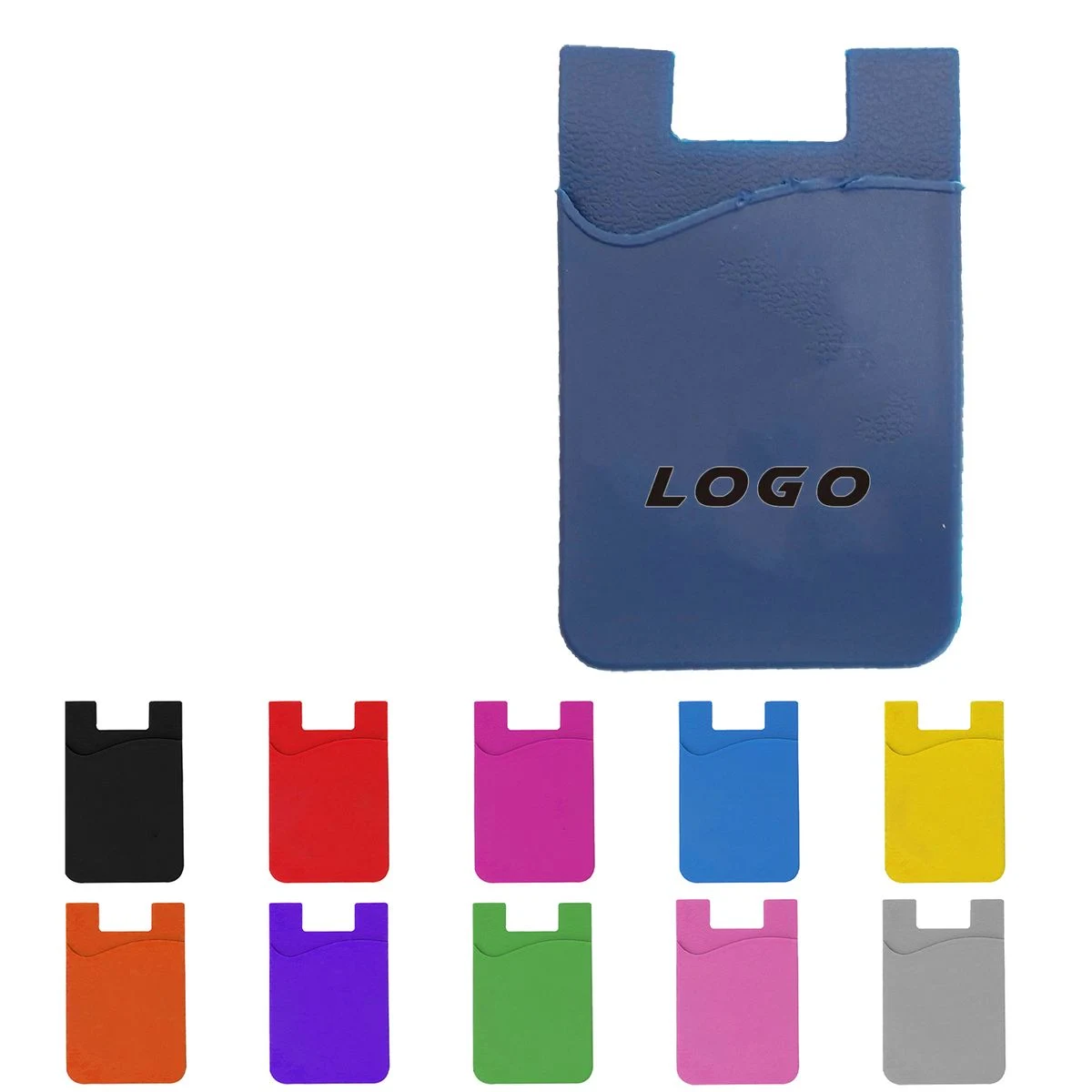 Silicone Phone Card Wallet ?C Pocket for Mobile Phones 1