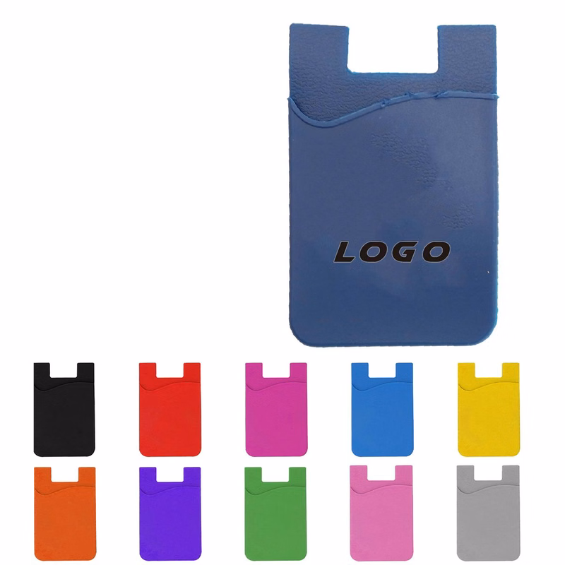 Silicone Phone Card Wallet ?C Pocket for Mobile Phones