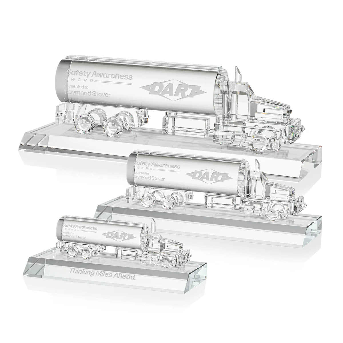 Crystal Oil Tanker on Base - Clear 1