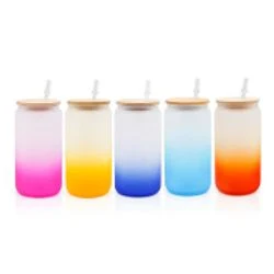 16oz Cold Water Color Changing Glasses Can 1