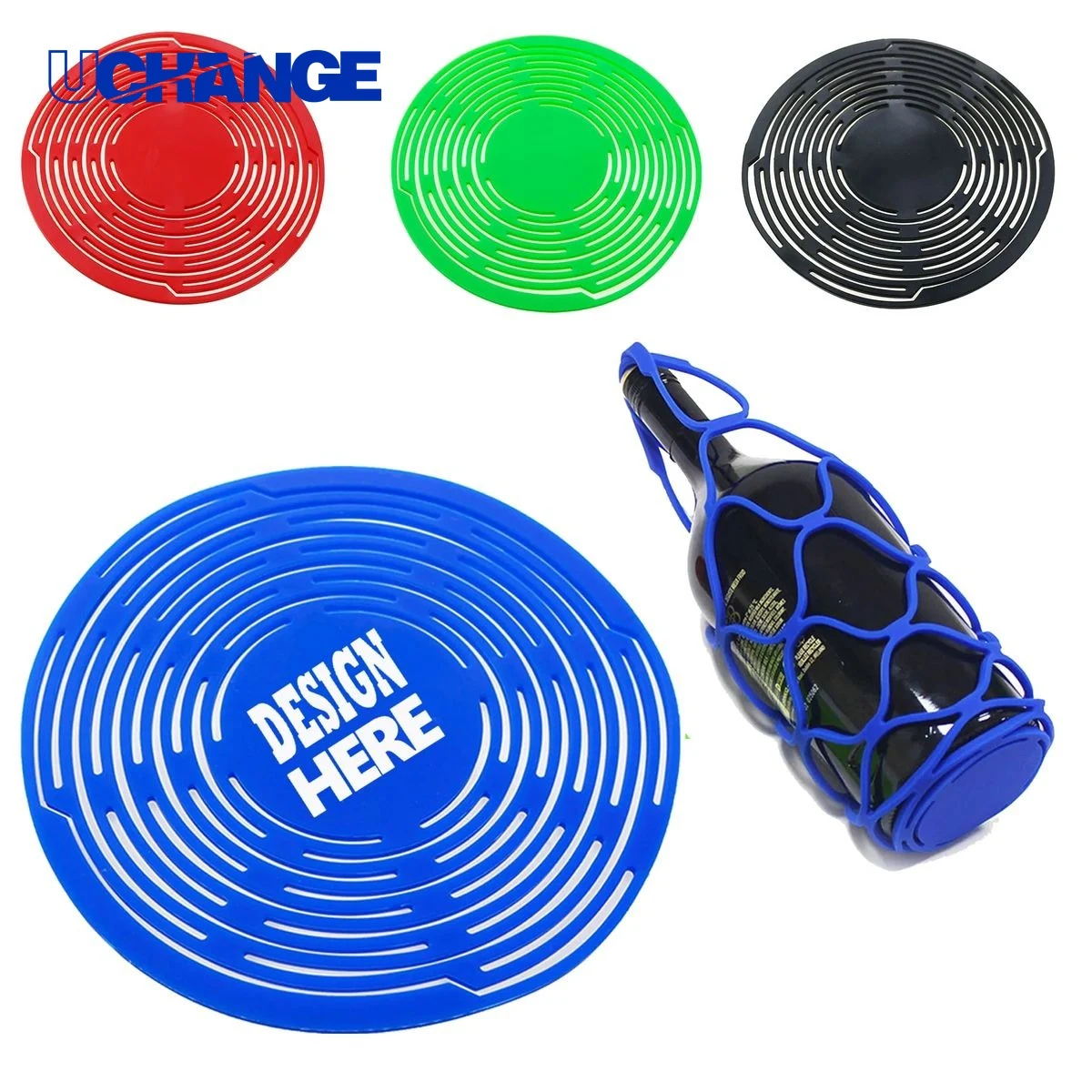 Silicone Wine Bottle Carrier Holder 1