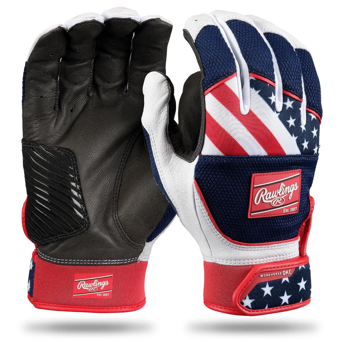 Rawlings Women's Workhorse OKC Fastpitch Batting Gloves 1