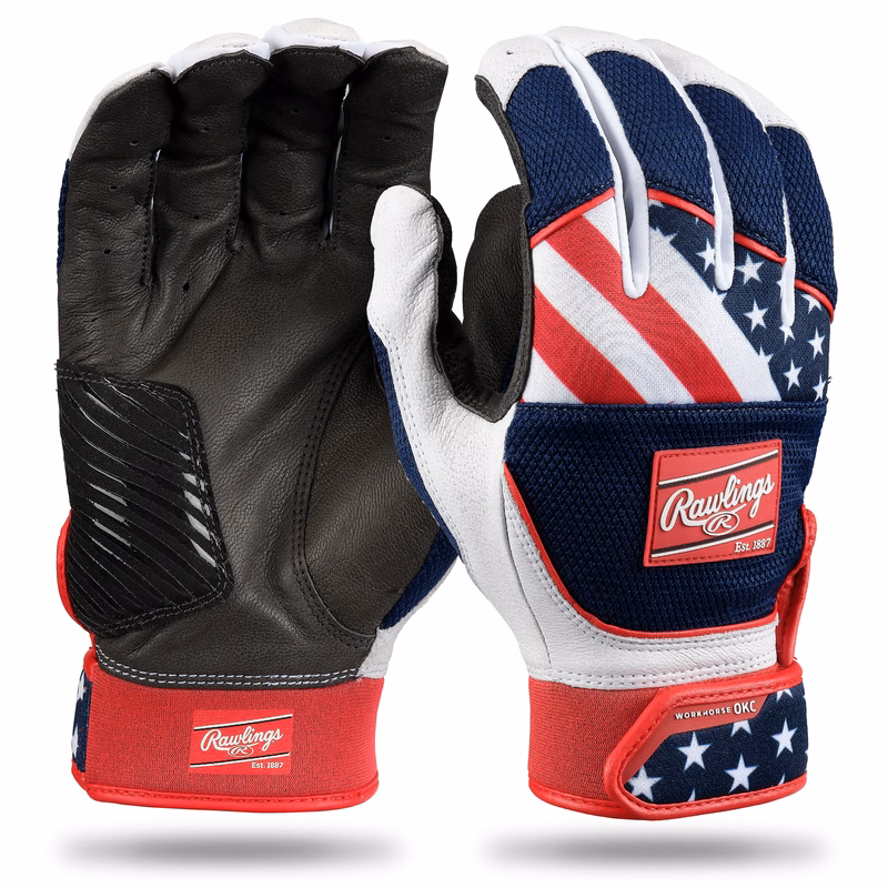 Rawlings Women's Workhorse OKC Fastpitch Batting Gloves