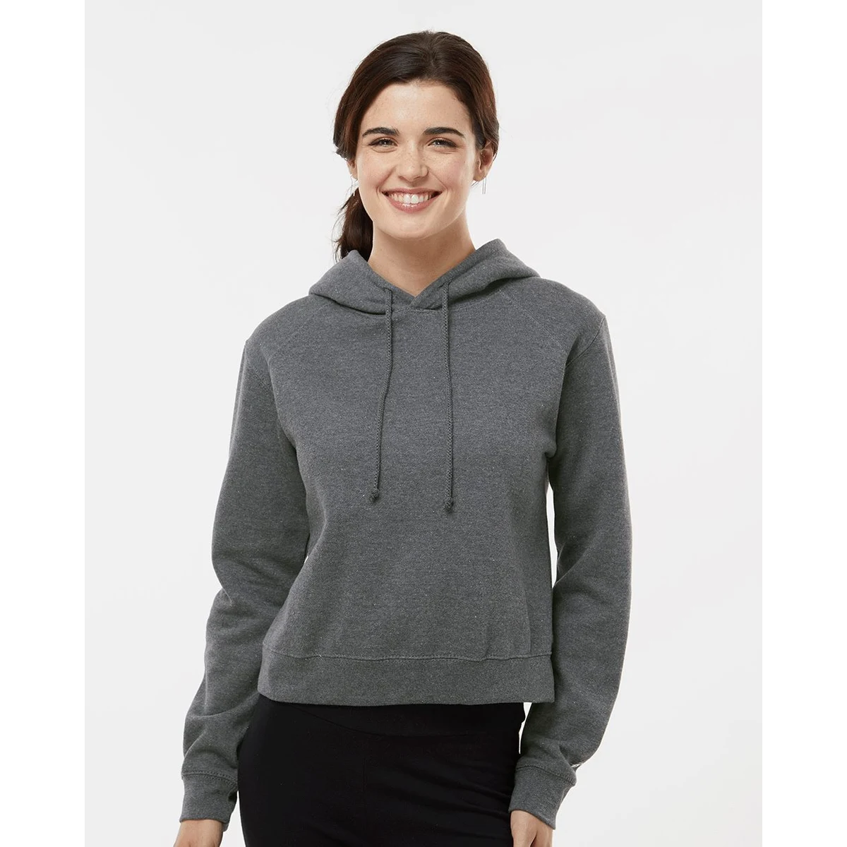 Women's Crop Hooded Sweatshirt - 1261 1