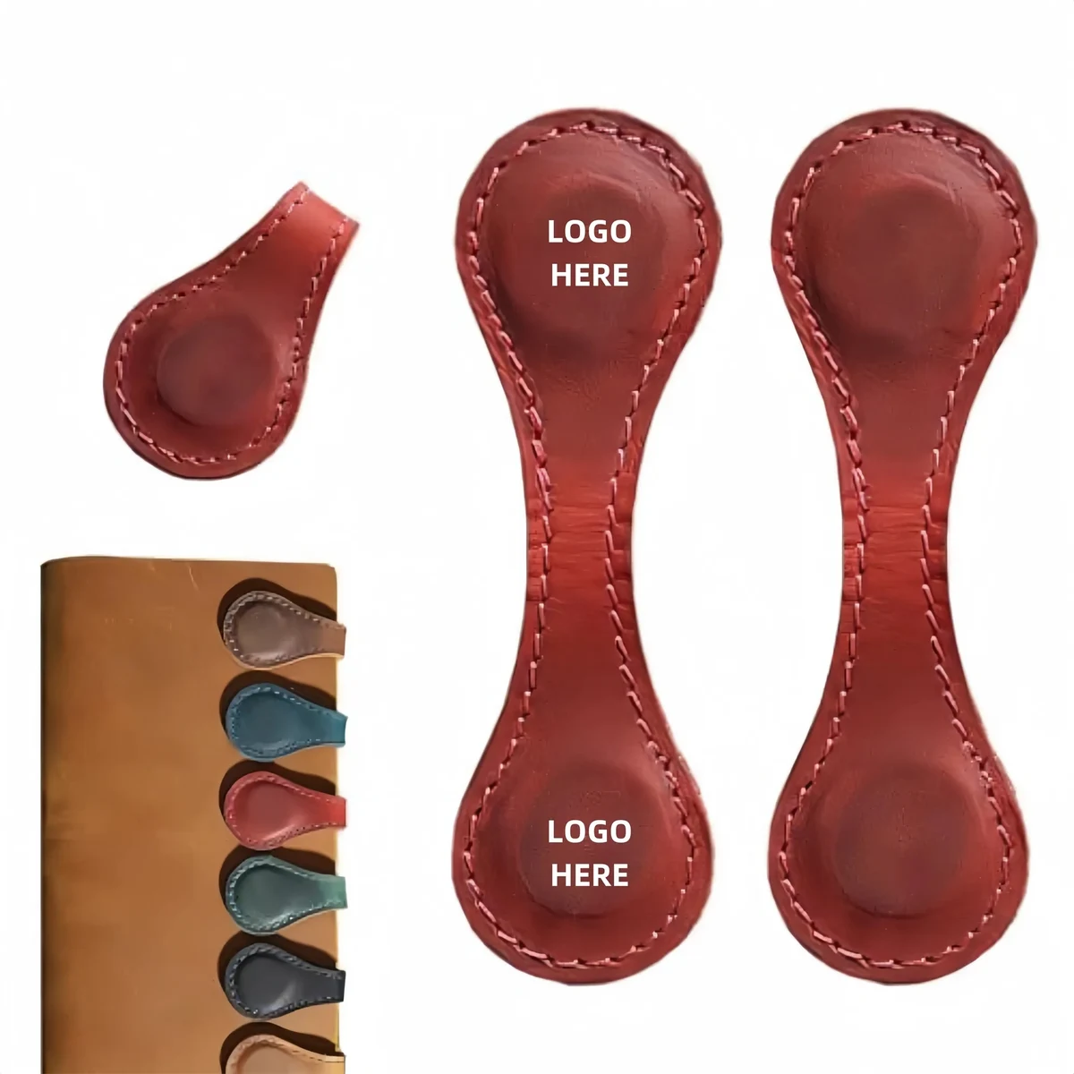 Magnetic Leather Bookmark 1