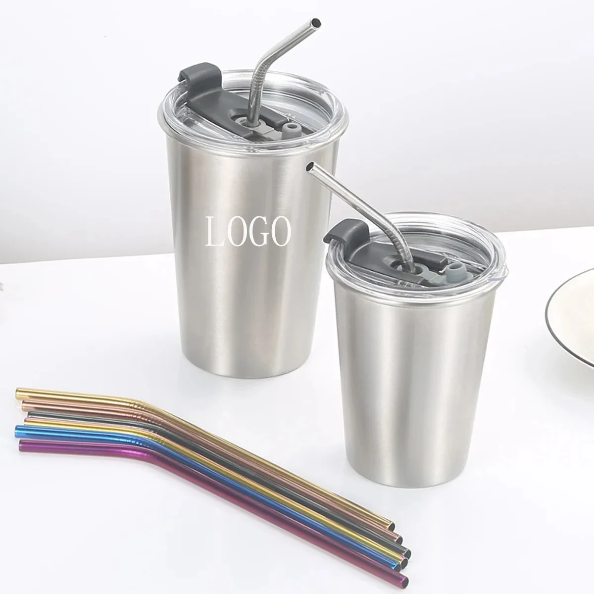 Stainless Steel Pint Cups 1