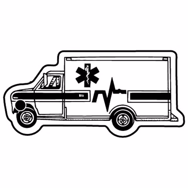 Ambulance 10 Key Tag - Spot Color