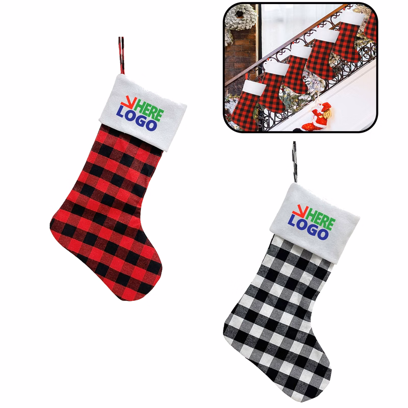 MOQ 20 PCS Christmas Hanging Sock