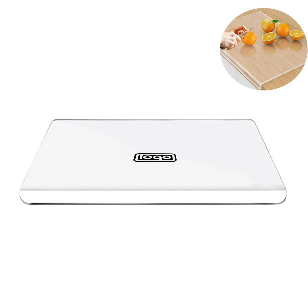 Kitchen Acrylic Non-Slip Clear Cutting Board 1