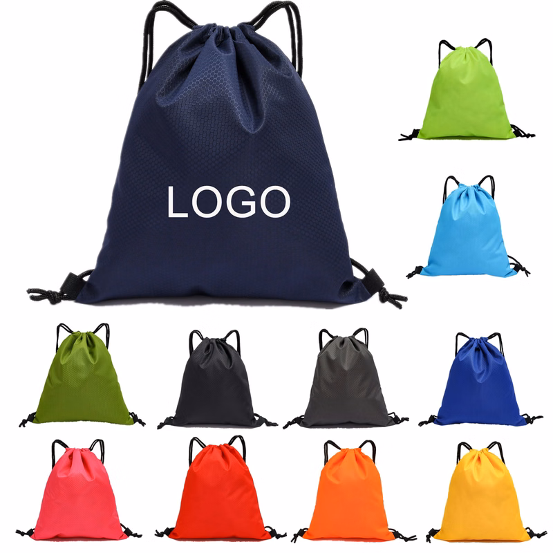 Waterproof Polyester Drawstring Backpack