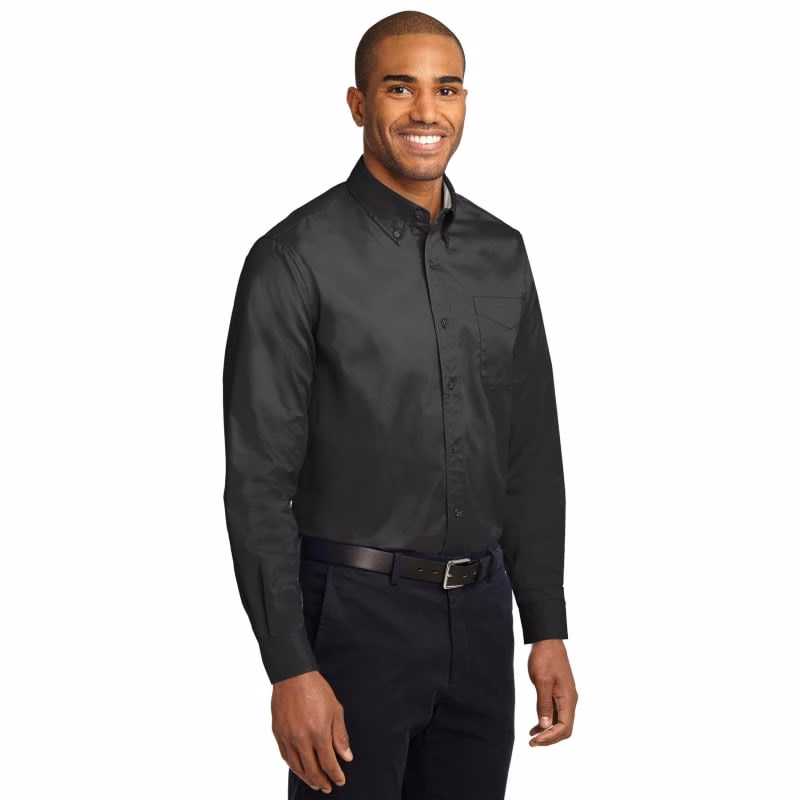 Port Authority Tall Long Sleeve Easy Care Shirt.
