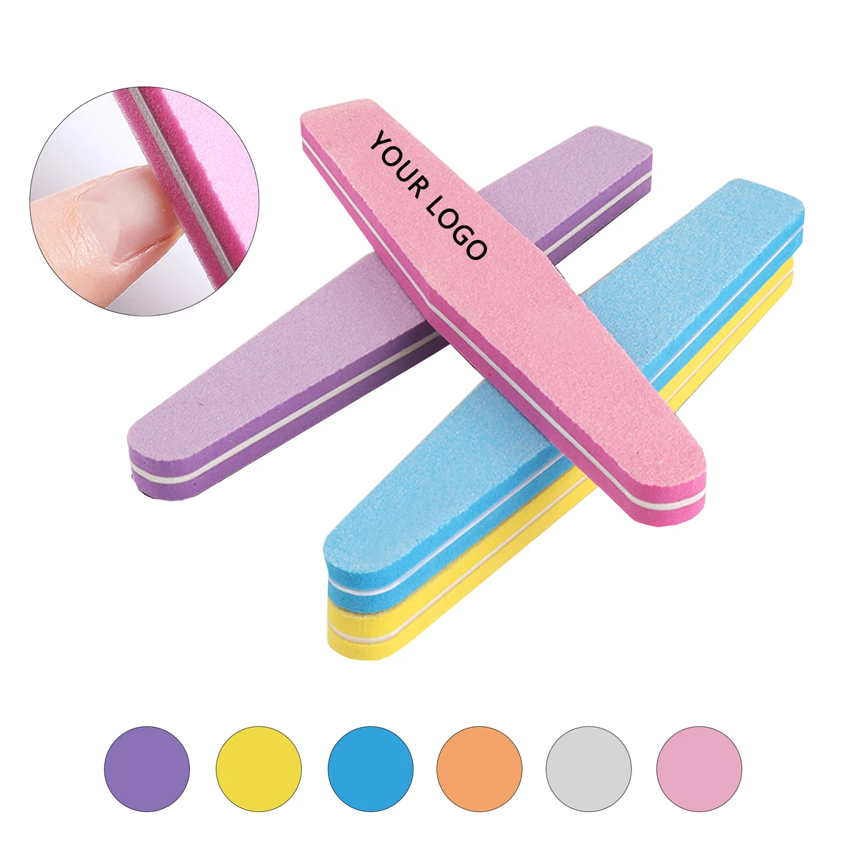 Two-Sided Nail Sanding Sponge File 1