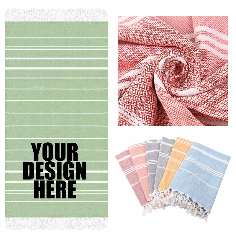 Turkish Fringe Beach Towel