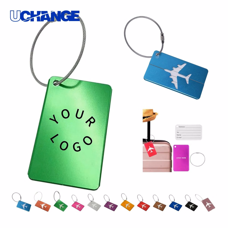 Aluminum Travel Tag Lightweight Bright Finish