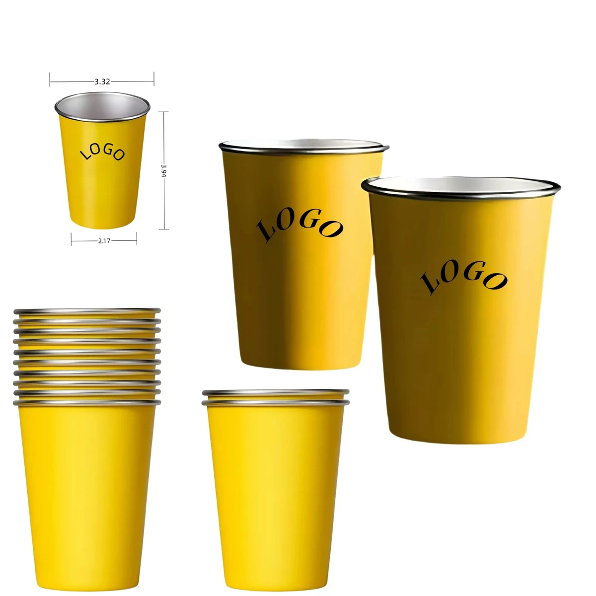 Disposable Stainless-Steel Cup 1