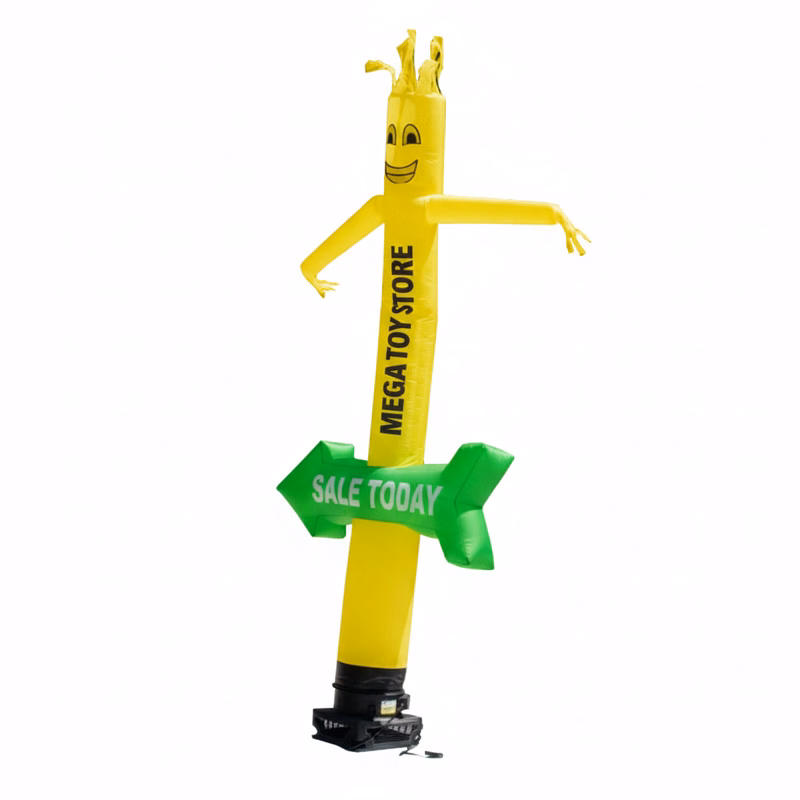 16'H Wacky Man™ Single-Leg Inflatable Dancer, Full-Digital Imprint