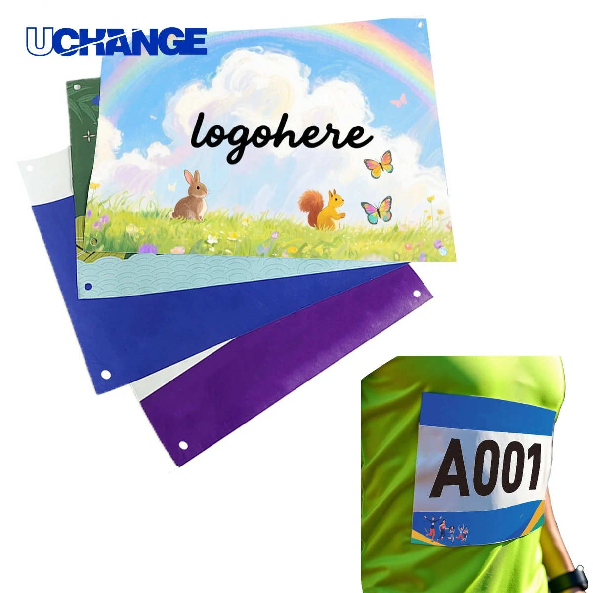 Waterproof Event Number Bib 1