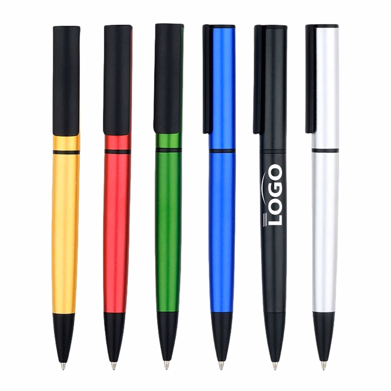 Sleek Metal Twist Pens