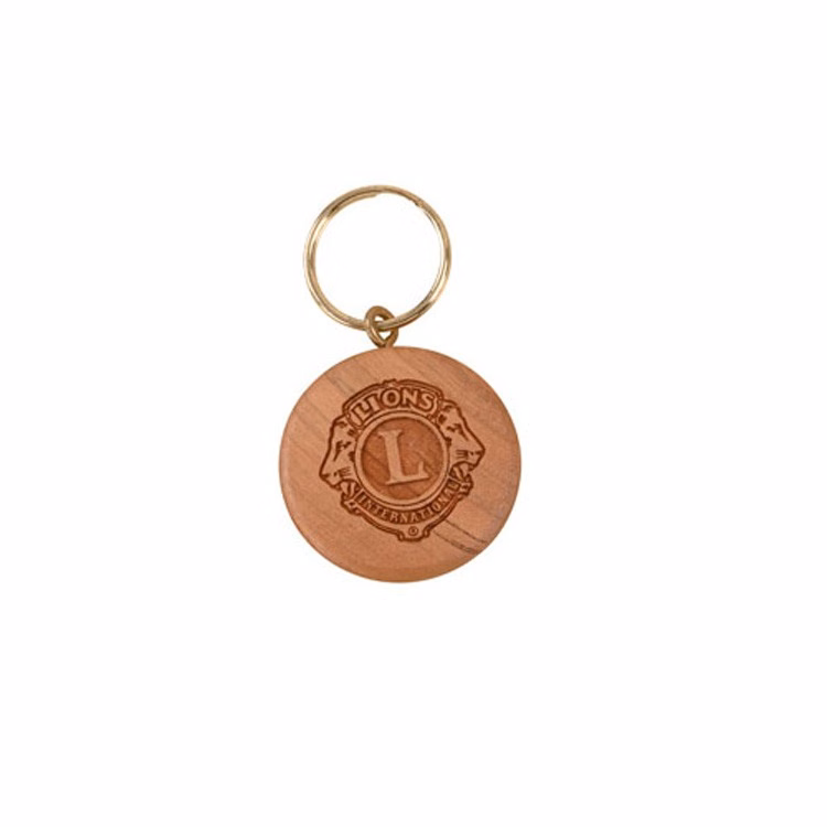 Cherry Key Fob with Laser Engraving