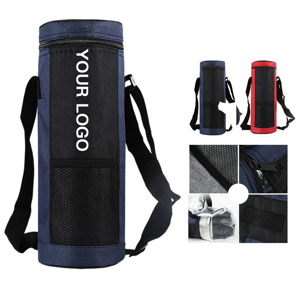 Insulated Bottle Carrier Bag with Aluminum Lining 1