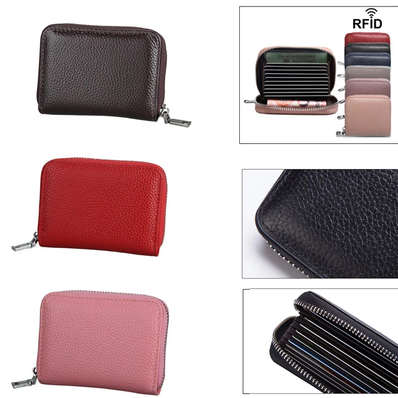 RFID Leather Credit Card Wallet 1