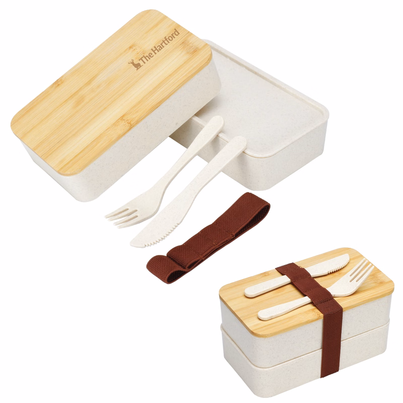 Hearty Wheat Straw Lunch Box Set