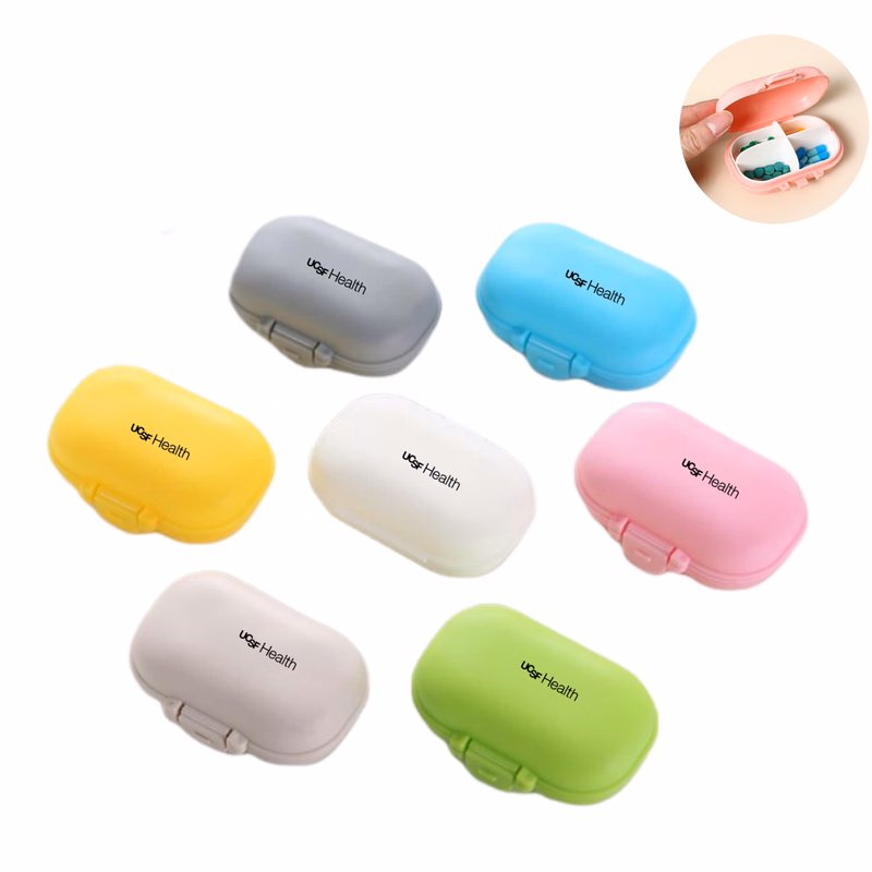 4 Compartments Outdoor Travel Medicine Organizer Box