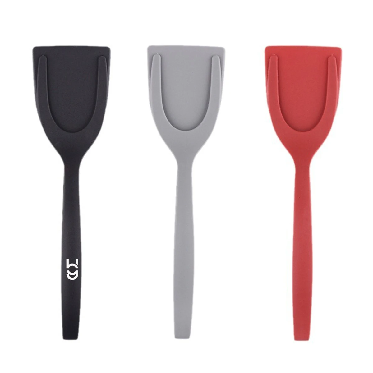 2-In-1 Grip And Flip Spatula Tongs 1