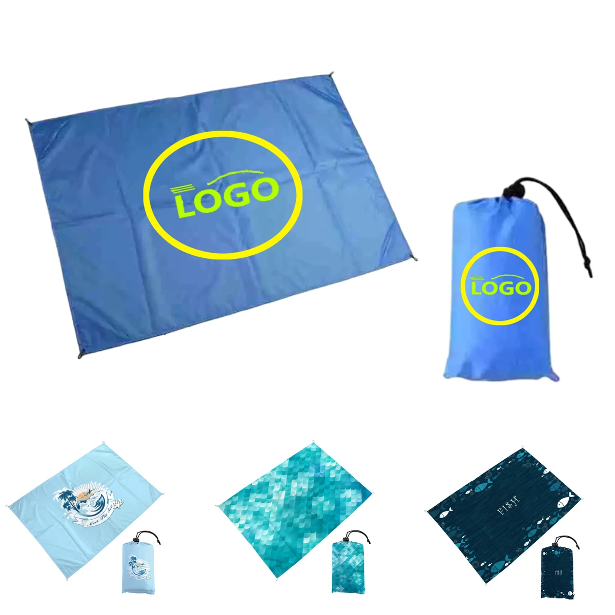 Portable Full-Print Beach Picnic Mat 1
