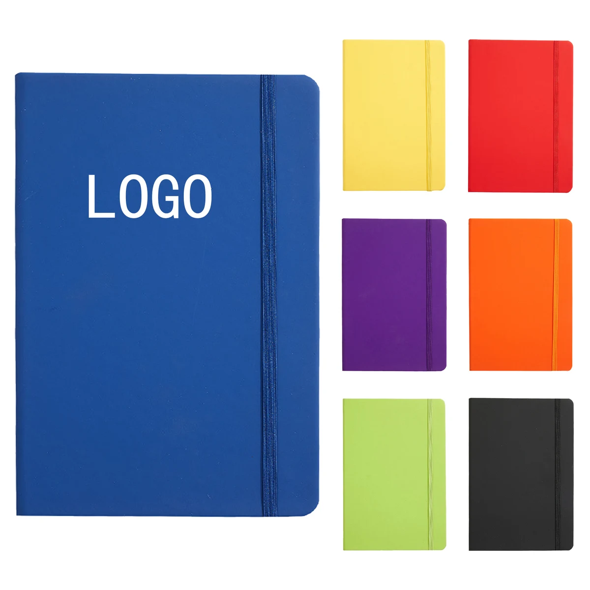 A5 Color Notebook With Strap 1