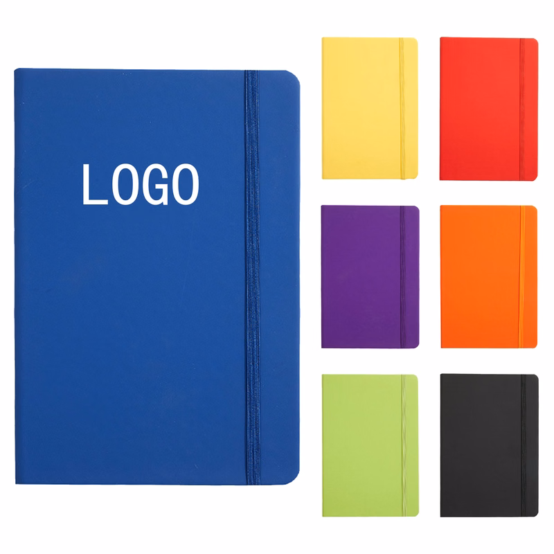A5 Color Notebook With Strap