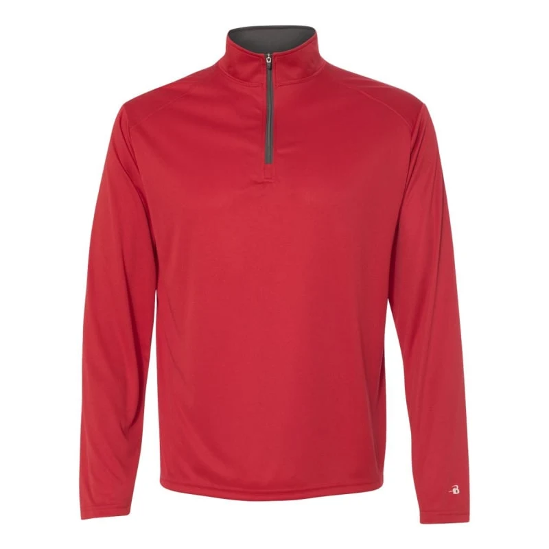 Badger Men's B-Core Quarter-Zip Pullover - 4102 1
