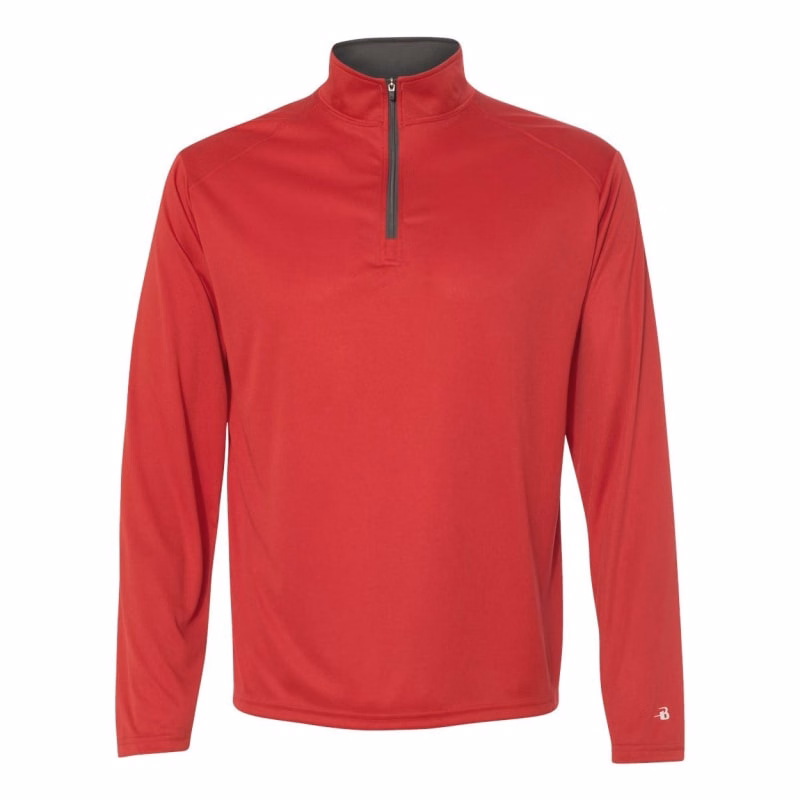 Badger Men's B-Core Quarter-Zip Pullover - 4102