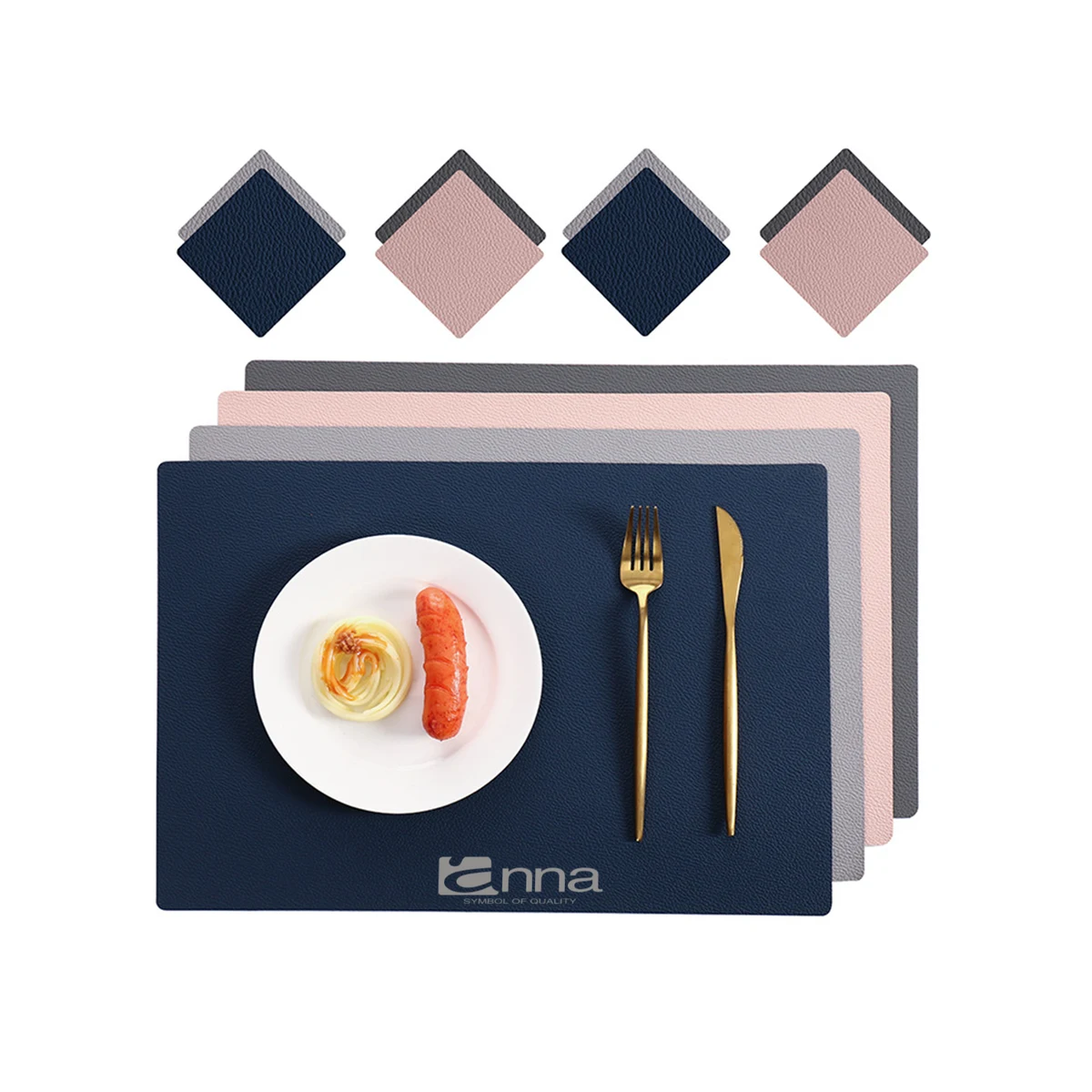 PU Leather Waterproof Placemat 1