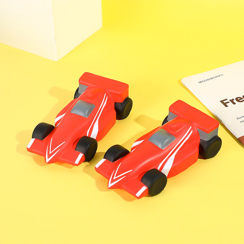 PU Racing Car Stress Reliever Toy with Custom Logo