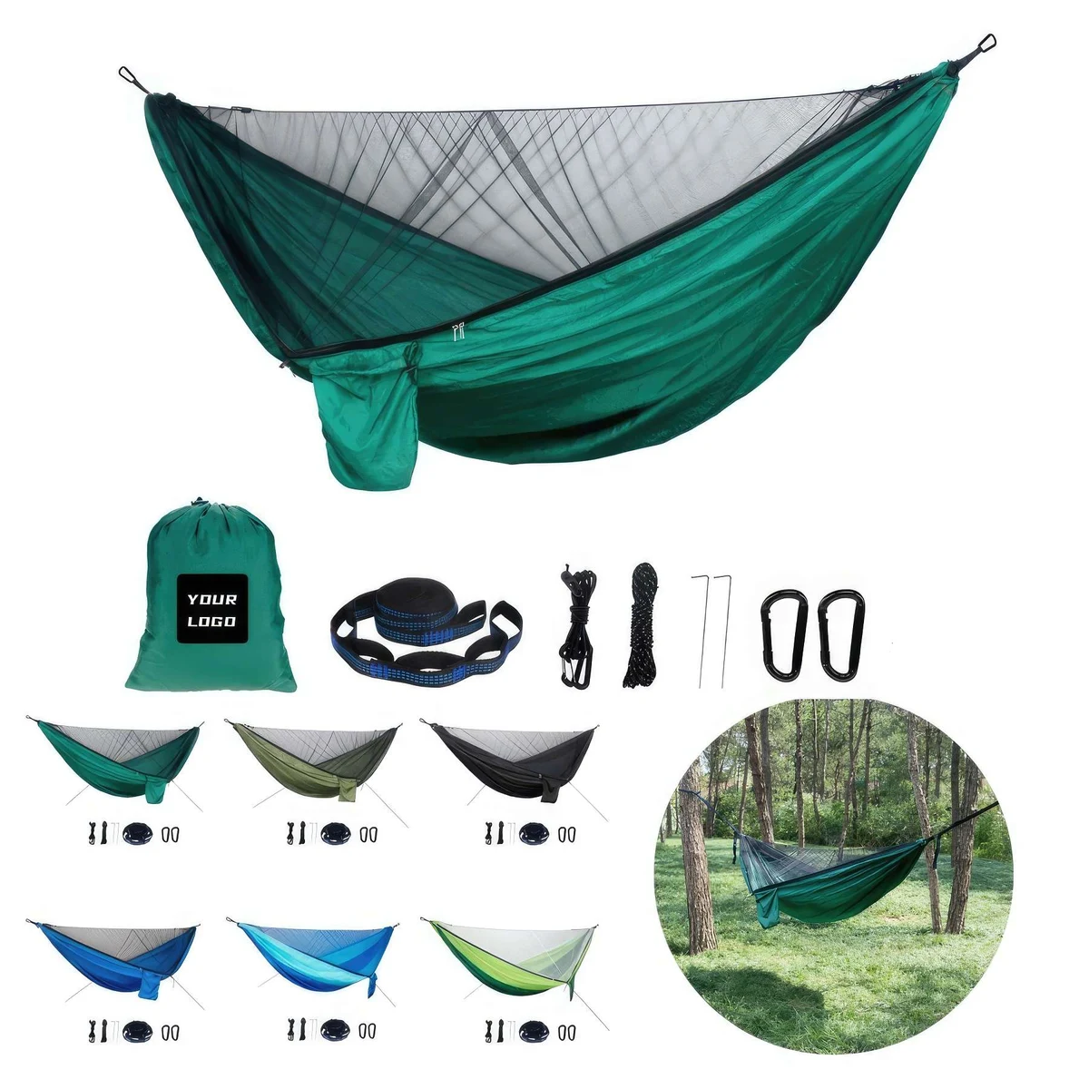 Portable Single Camping Hammock 1
