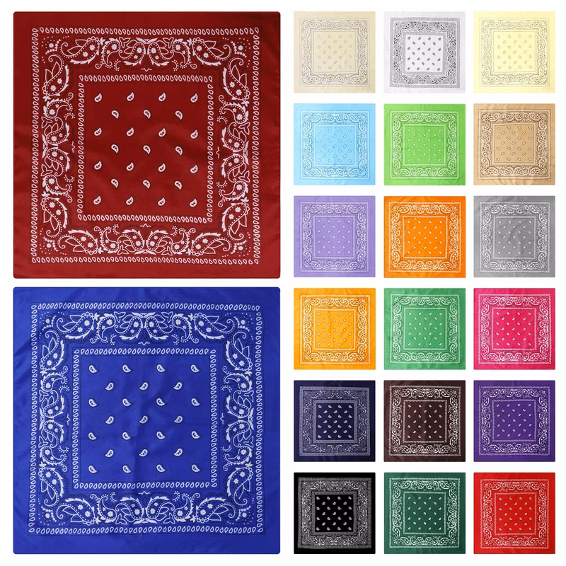Full Color Printed Cotton Bandana
