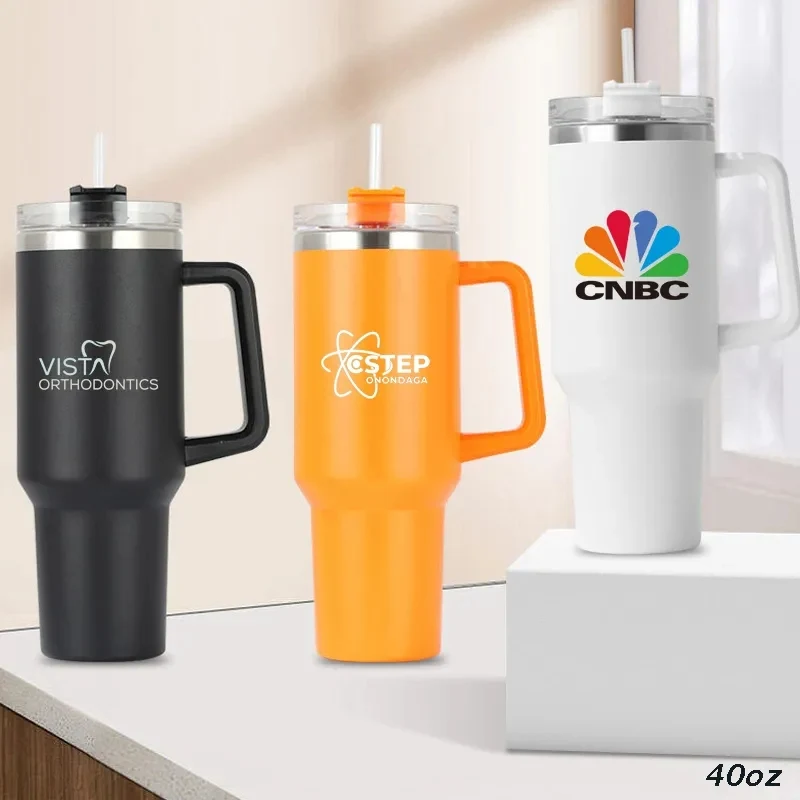40 oz Stainless Steel Insulated Travel Mug 1