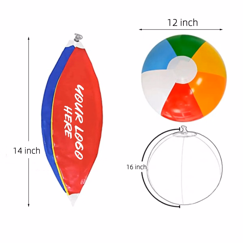 16" Six-Tone Beach Ball