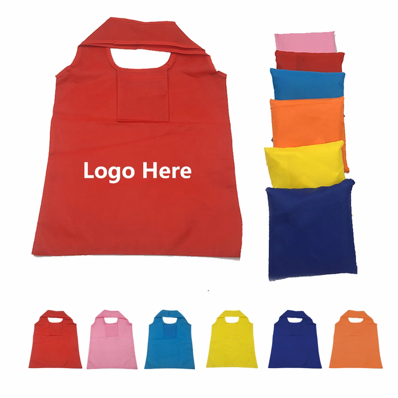 Polyester Foldable Reusable Tote Bag