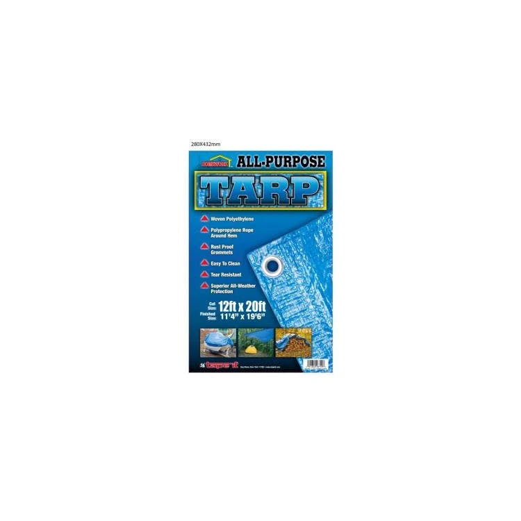 All-Purpose Blue Tarps- 12' x 20' 1