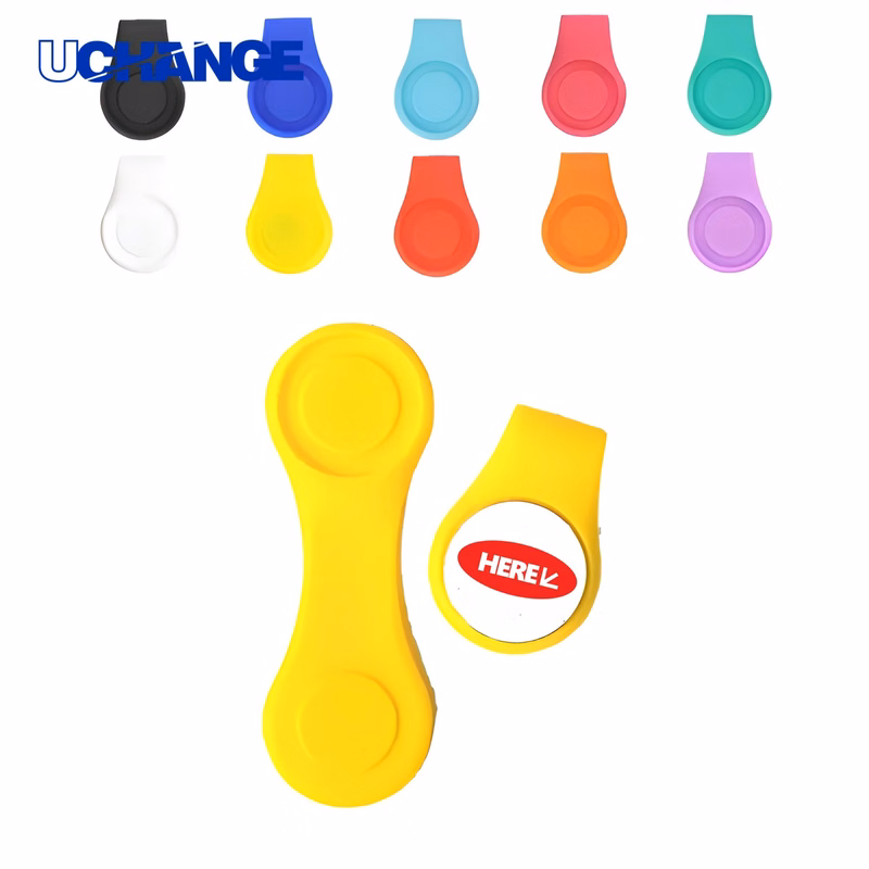 Silicone Magnetic Golf Cap Clip for Markers