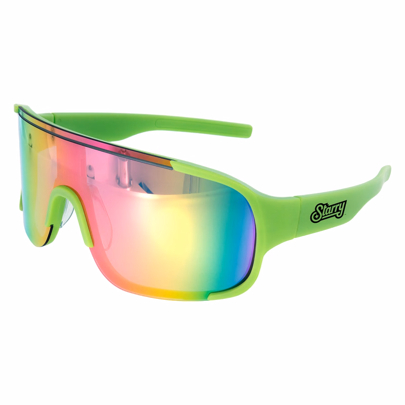 Sport Viper Mirror Sunglasses w/ 1 Color Temple Imprint