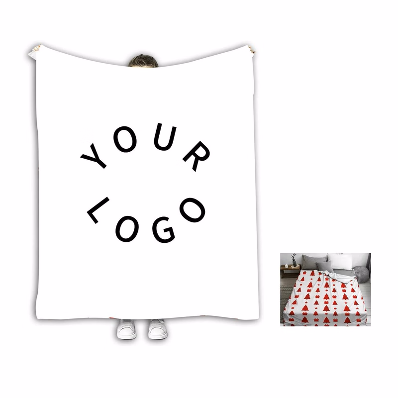 Warm Holiday Blanket with Festive Design