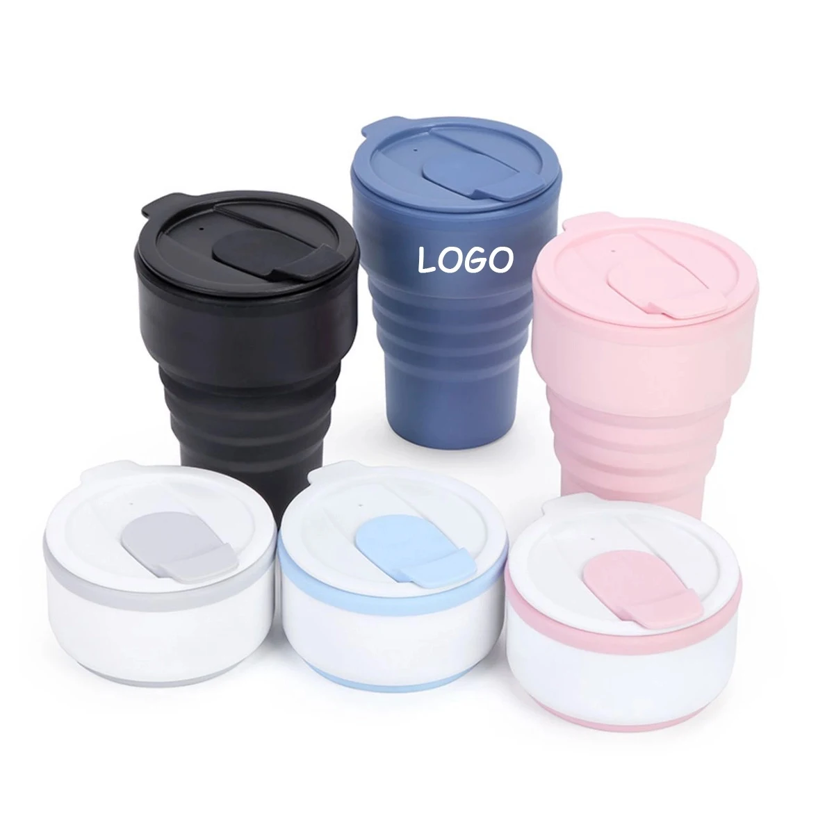 Pocket Collapsible Silicone Travel Coffee Cup 1
