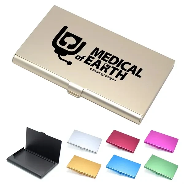 Custom Stainless Steel Business Card Holder — Professional Slim Wallet 1