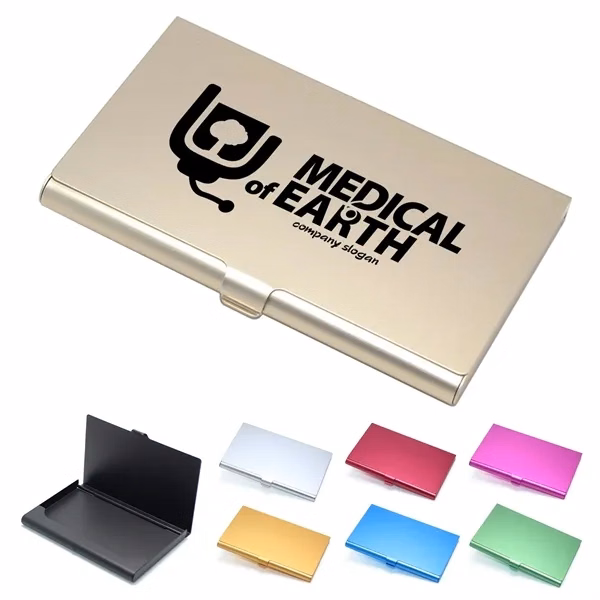 Custom Stainless Steel Business Card Holder — Professional Slim Wallet